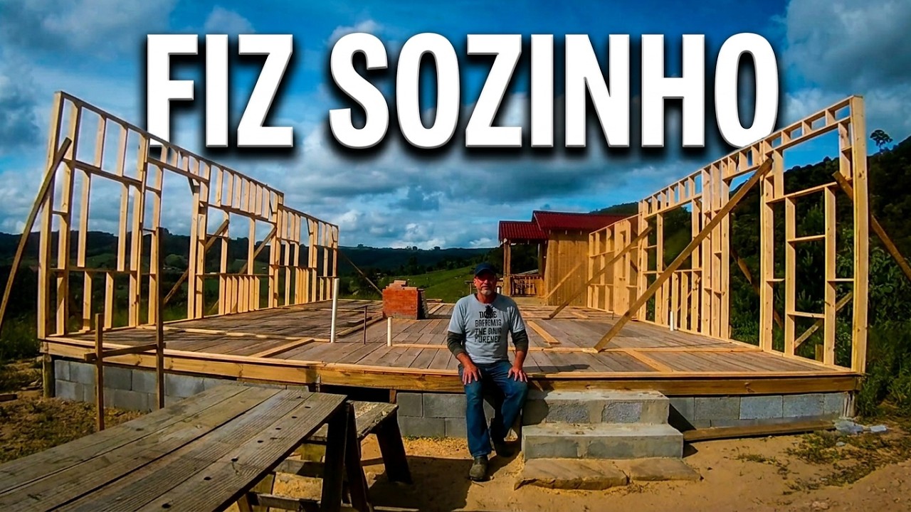 Técnica FANTÁSTICA de Construção de CASA DE MADEIRA (faça sozinho)