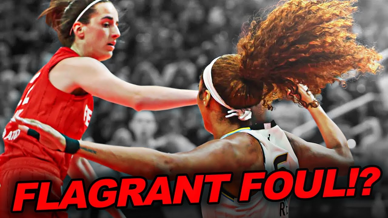 Caitlin Clark FLAGRANT FOUL on Angel Reese Sparks Racism Investigation! WNBA Drama Explodes!