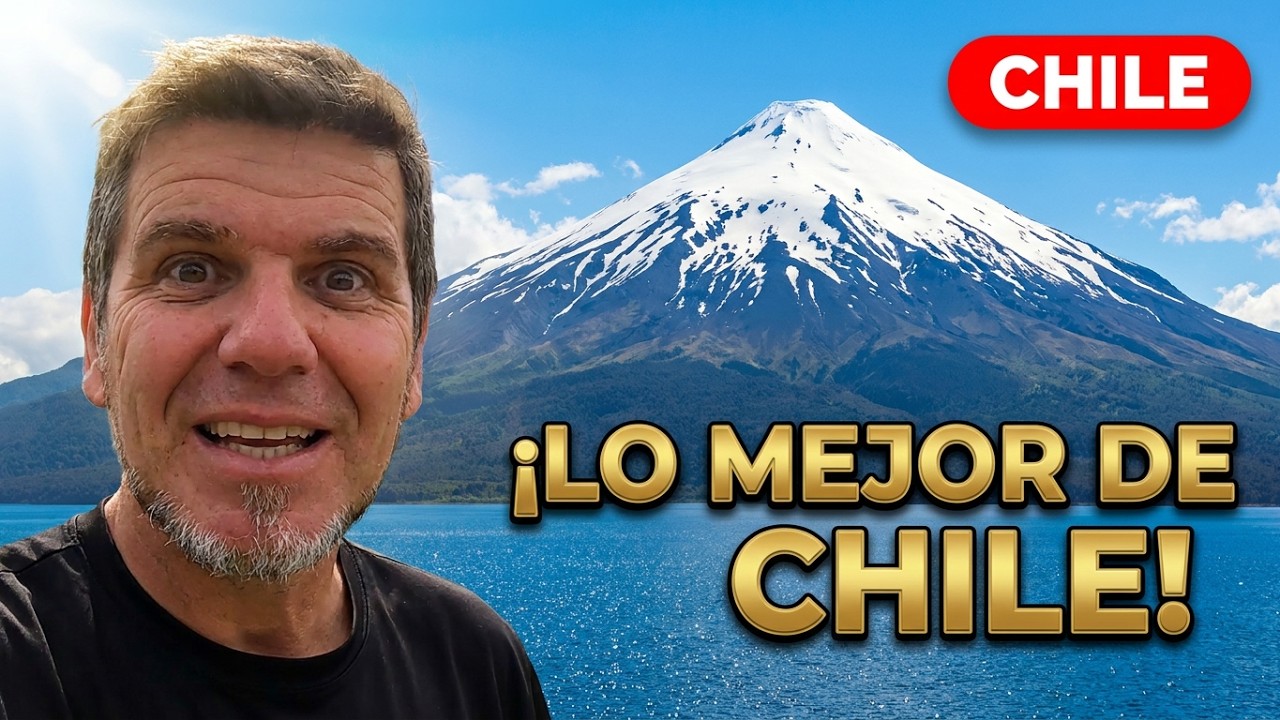 Cruzamos a CHILE Villarrica y Pucón lo mejor de Chile
