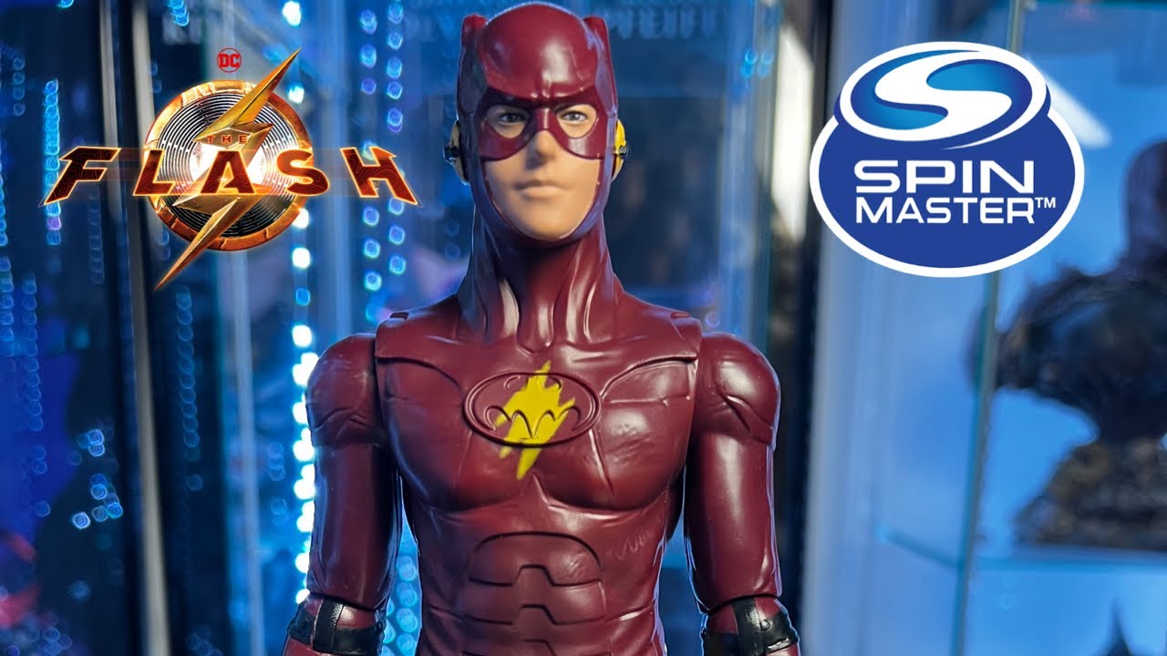 Spin Master The Flash movie 12 inch Flash young Barry Allen figure review
