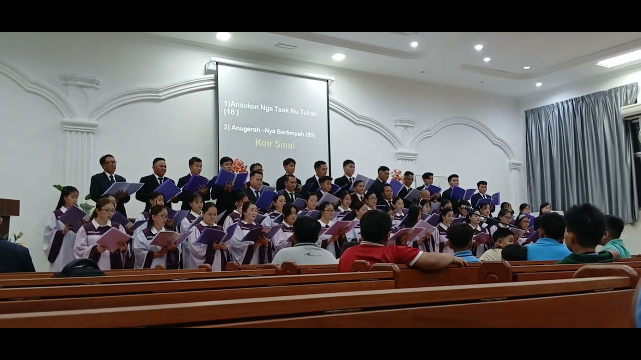 "Anugerahnya Berlimpah (89)" - Koir Sinai, True Jesus Church Sungai Apih, Tenom, Sabah