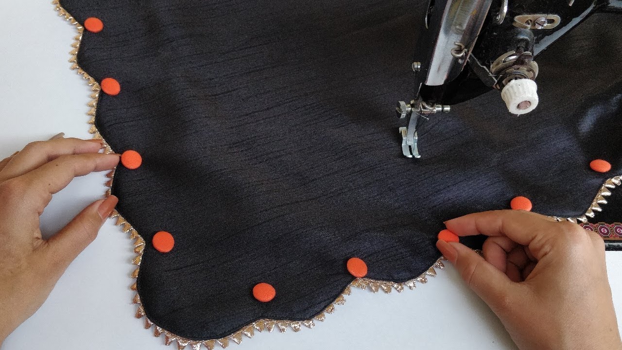 Cutwork Daman design making