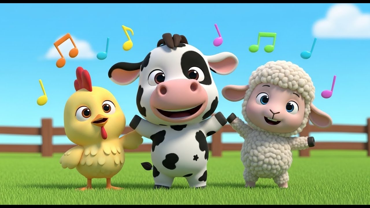 Dança da Fazendinha | 1 Hora de Música Infantil Animada | Canção para Brincar