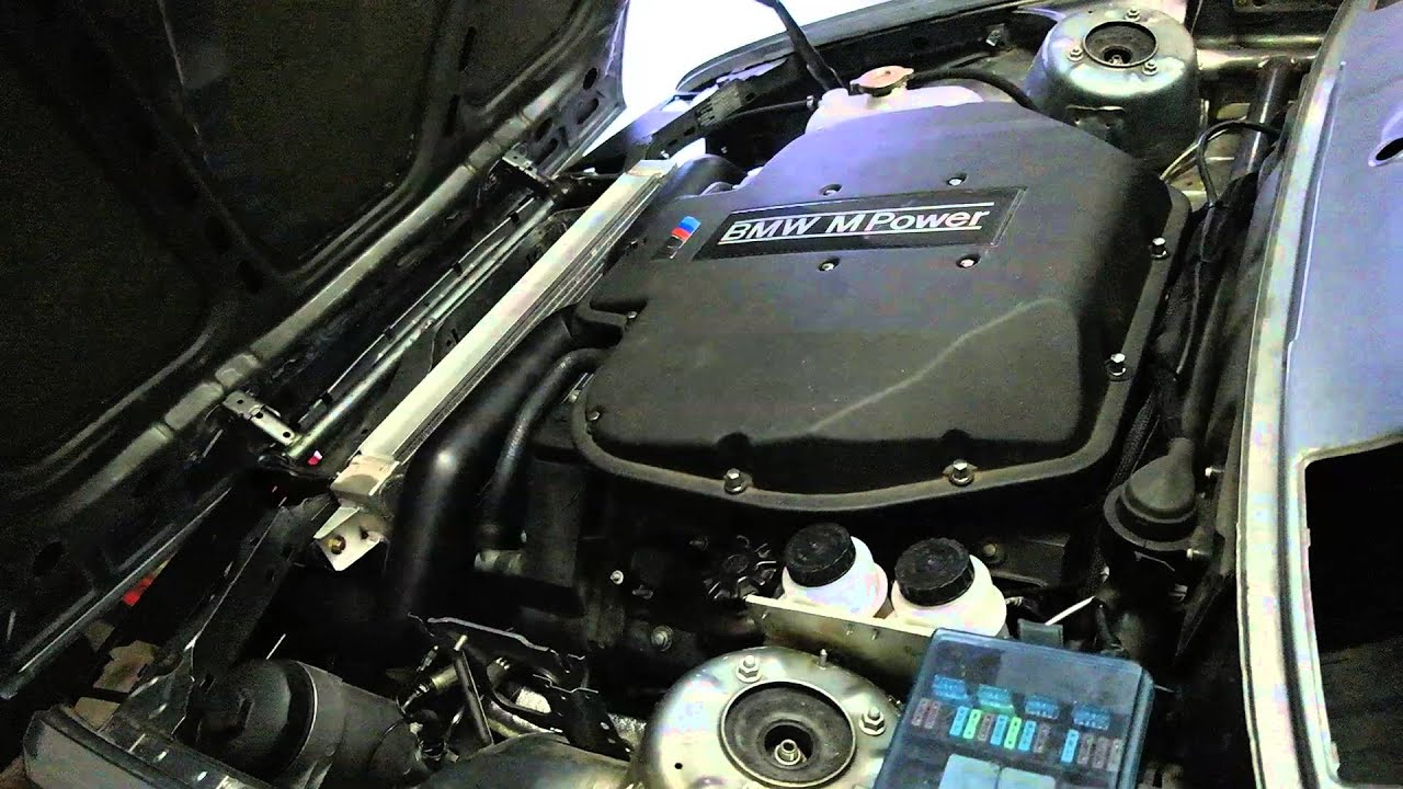 BMW E30 M3 S62 M5 Motor V8 erster Start