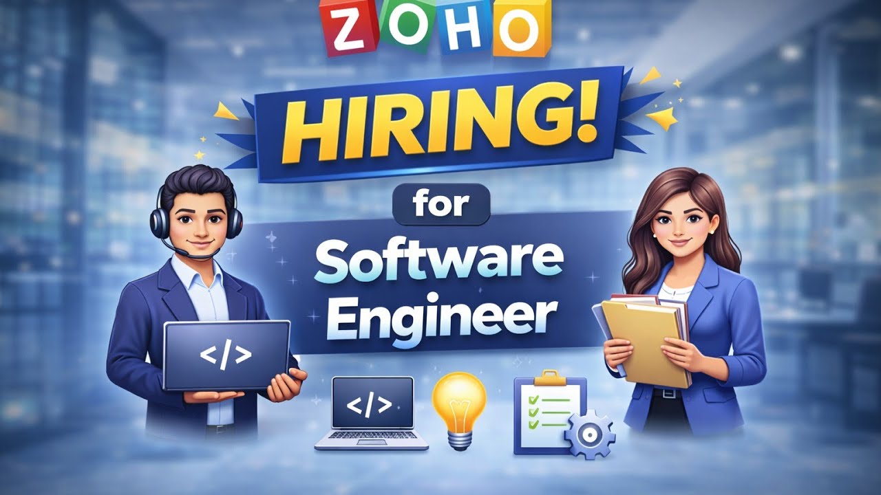 ZOHO Hiring For Software Developer Role |2020,2021,2022,2023,2024,2025,2026 Students 