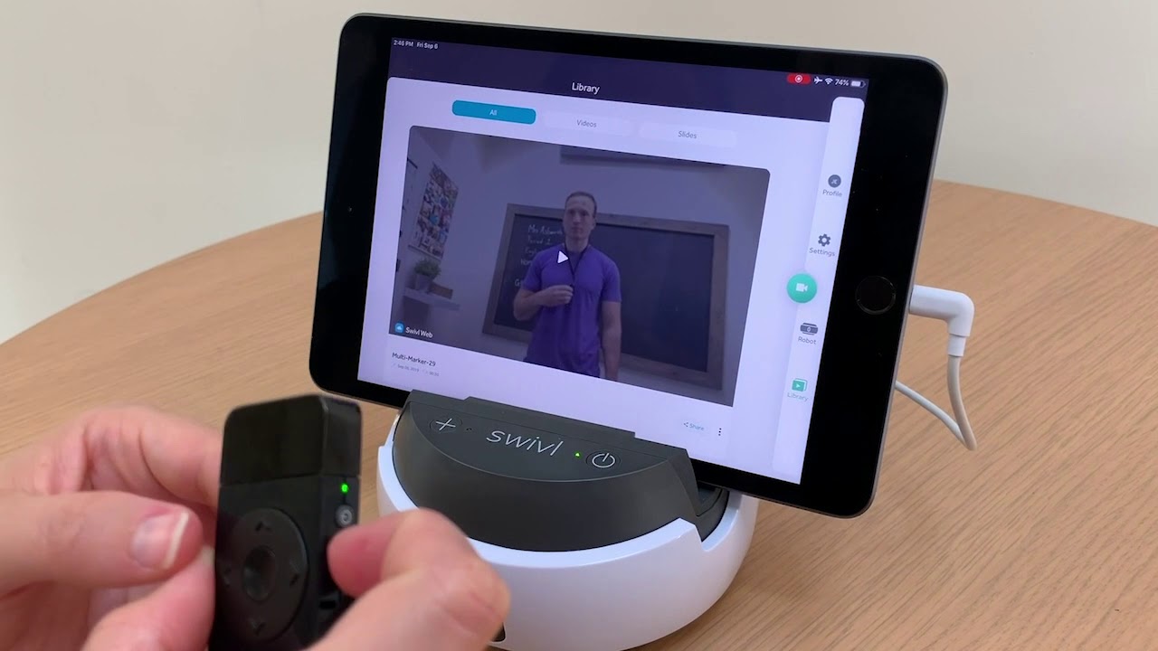 How-To: Connect a Mobile Device to the C-Series Swivl Robot