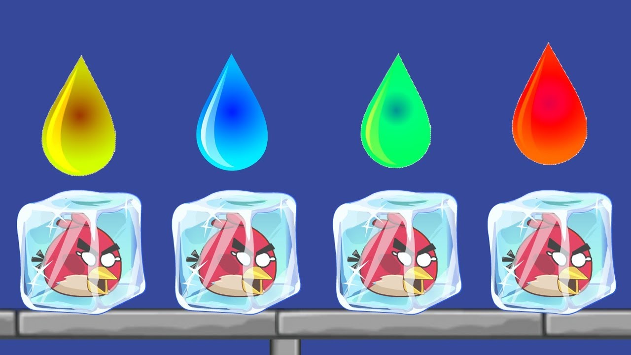 Unfreeze Angry Birds - RESCUE ALL THE FROZEN ANGRY BIRDS WITH CLEAN WATER!