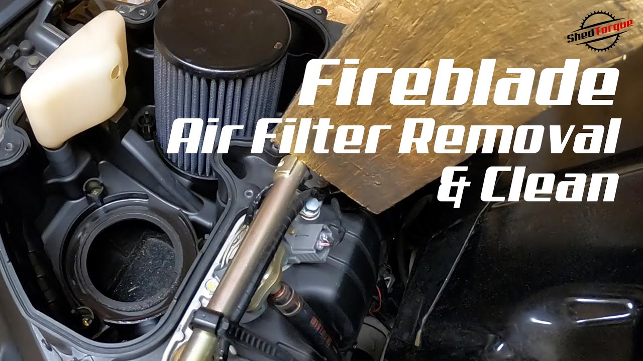 Cleaning your CBR1000rr FIREBLADE Motorcycle Air Filter - Part 1