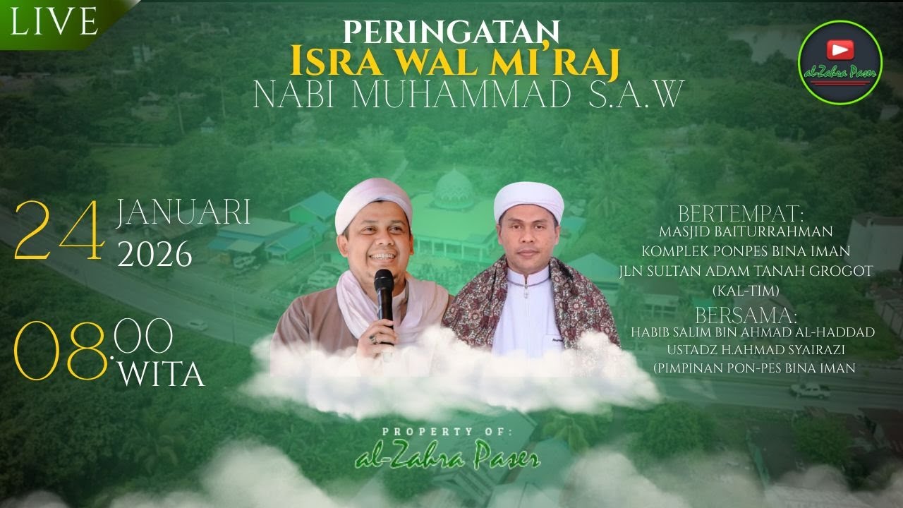 🔴(LIVE) MEMPERiINGATI ISRA WAL MI`RAJ  NABI MUHAMMAD SAW | KOMPLEK PONPES BINA IMAN KAB.PASER