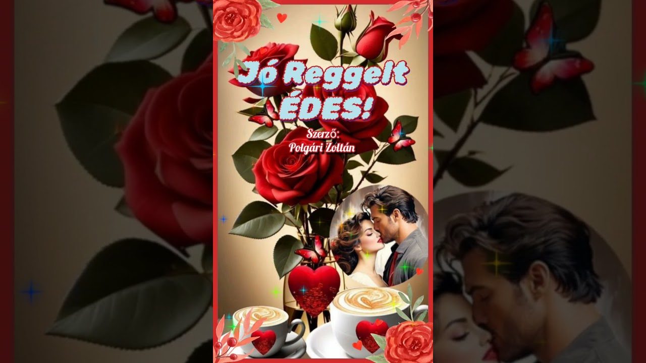 Jó Reggelt Édes! ☝️💖☝️Romantikus ébresztő💖💖...saját szöveg...