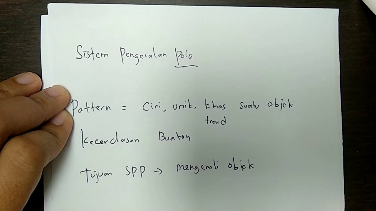 Pengenalan Pola 1.1. Definisi (1)