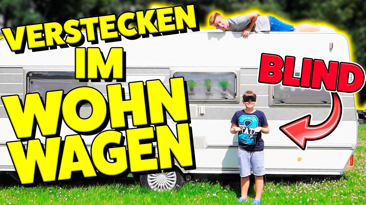 VERSTECKEN im WOHNWAGEN 🤣 Ash und Max