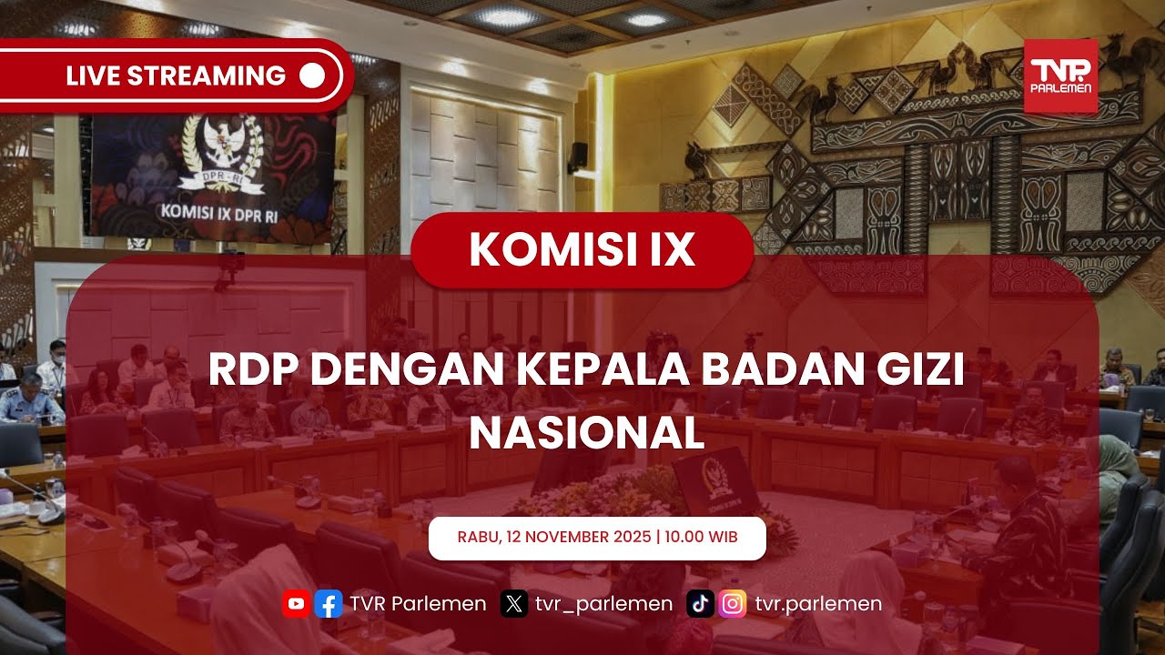 KOMISI IX DPR RI RAPAT DENGAR PENDAPAT DENGAN KEPALA BGN