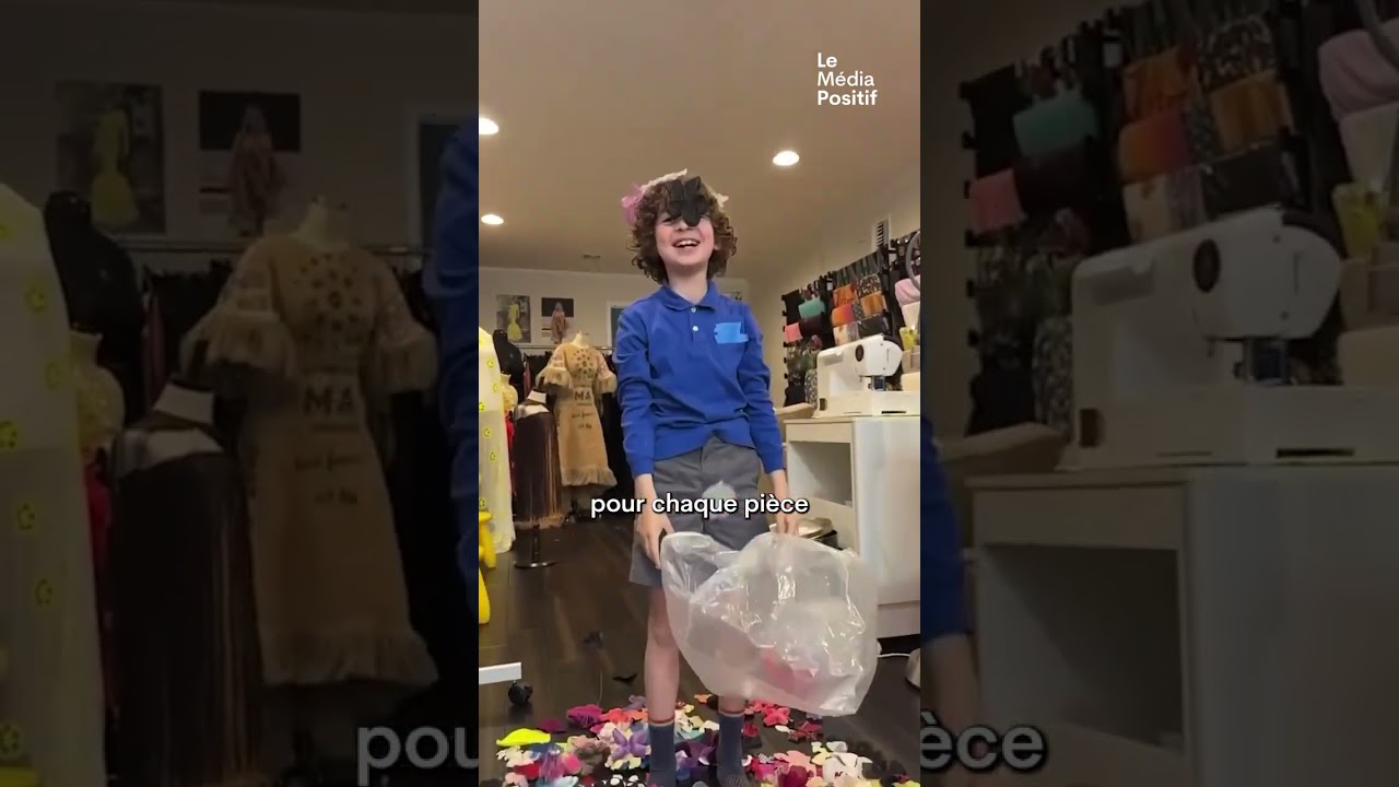 À 8 ans, il est le plus jeune créateur de mode au monde !