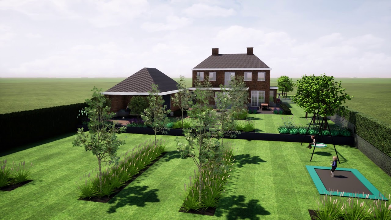 3248 | De Groot Hoveniers | 3d Tuinontwerp | Tuinplan Moergestel