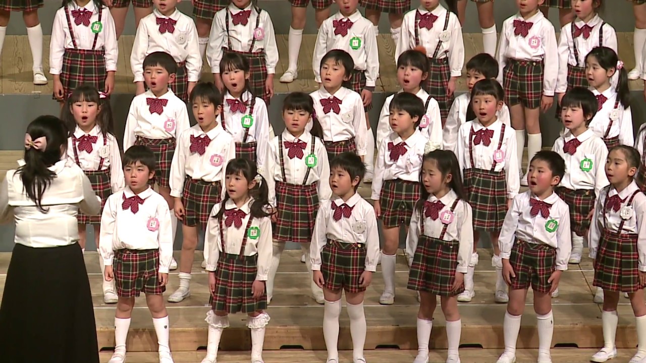 布佐台幼稚園　合唱 年長 ５歳児 「旅立ち」