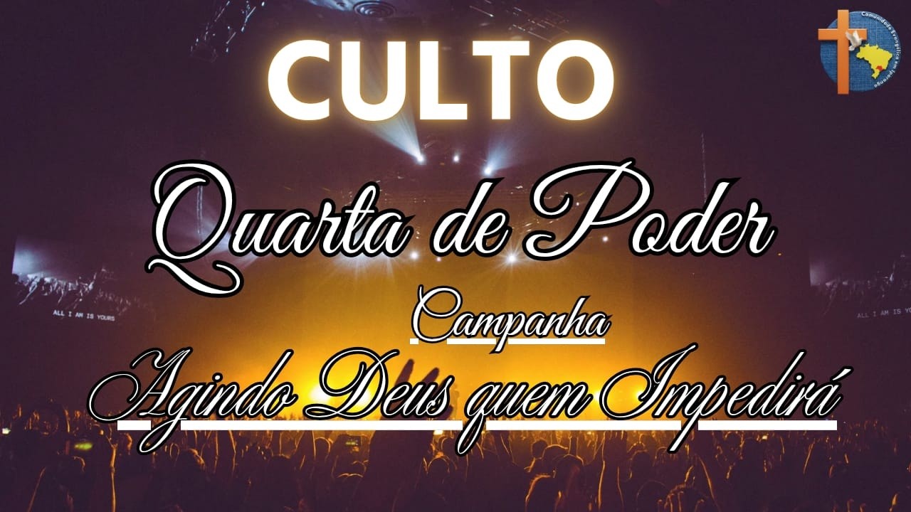 Culto Quarta de Poder - Ministração: Pr. DionatanComunidade Evangélica em Iporanga