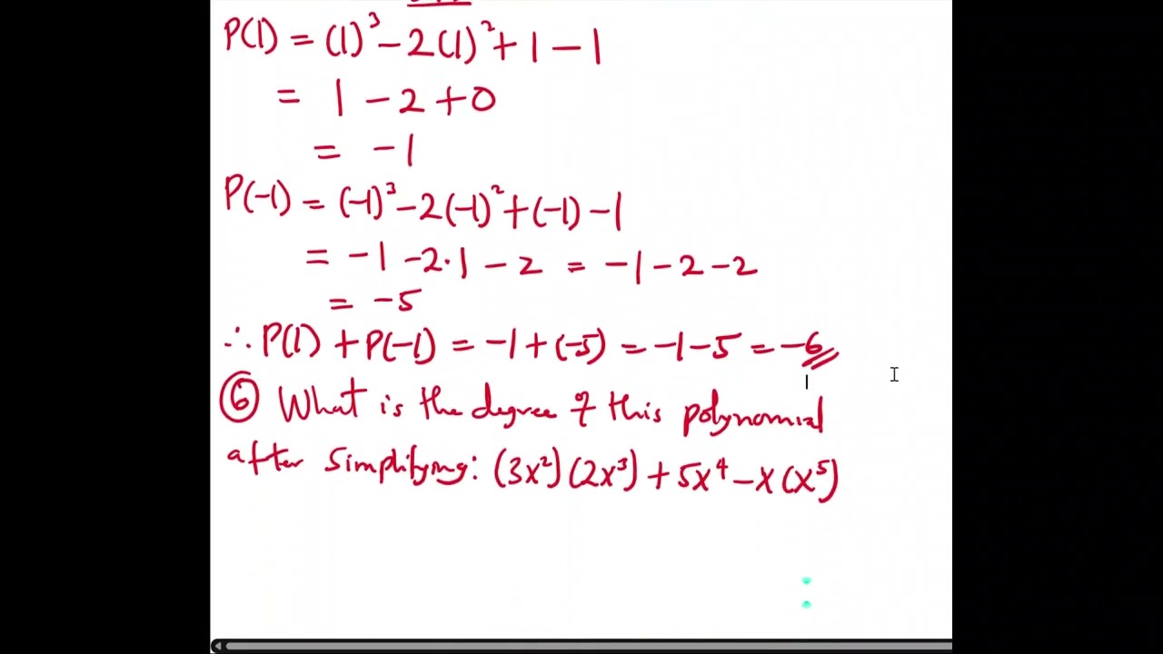 Polynomials #1