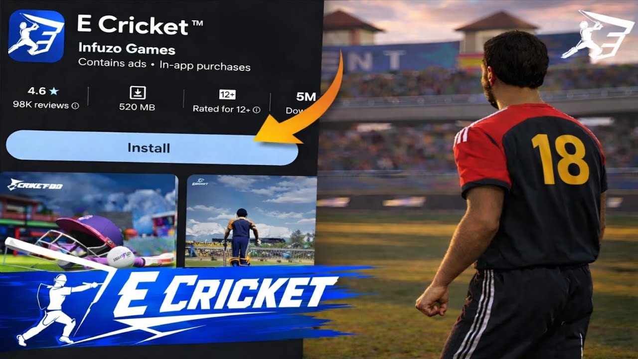 E Cricket Gameplay Finally Reveal ! Shivaji Park In Game Full Details 