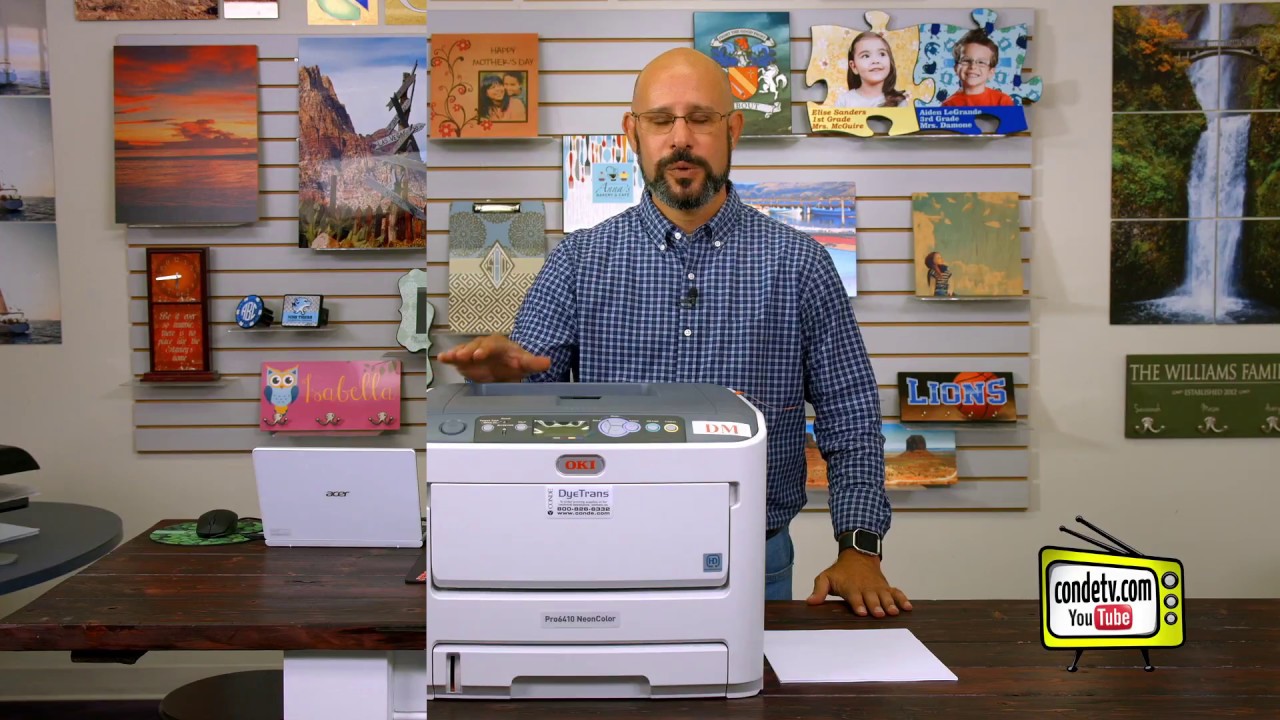 The OkiData® Pro 6410 Neon Color - Setup and Driver Install- Video #2