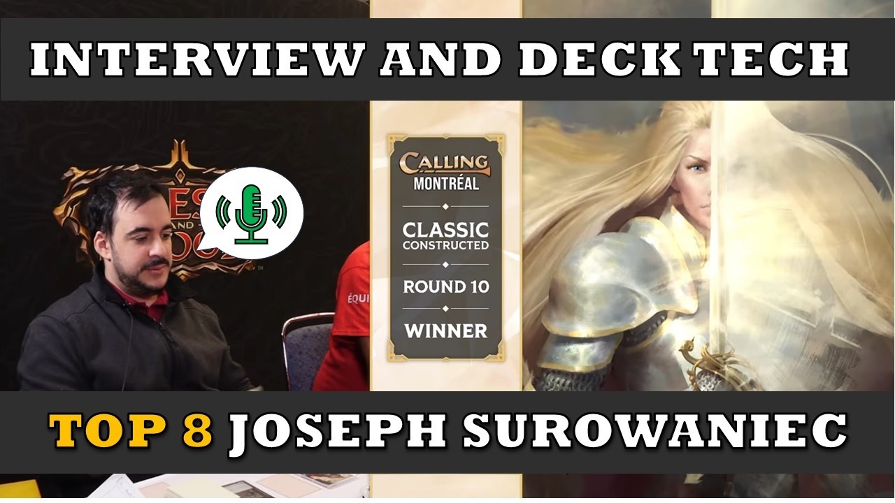 Dori Interview with Calling Montréal Top 8 Joseph | Flesh and Blood | Classic Constructed