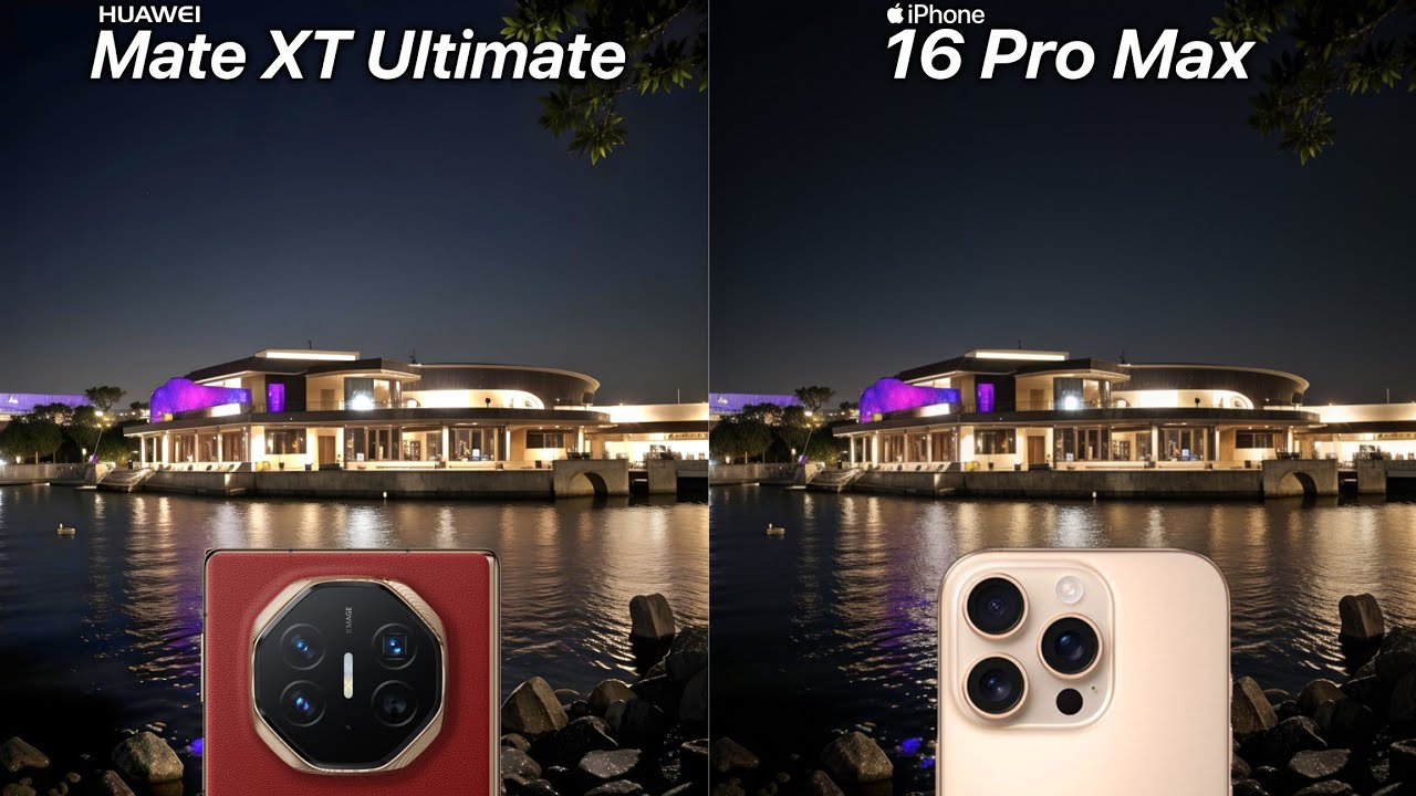 Сравнение камер Huawei Mate XT Ultimate и iPhone 16 Pro Max