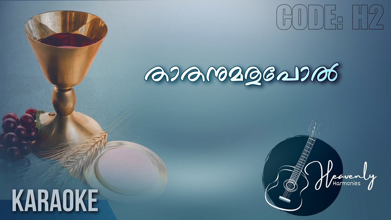 Thathanumathupol | Ernakulam Tune | Holymass Karaoke | Heavenly Harmonies