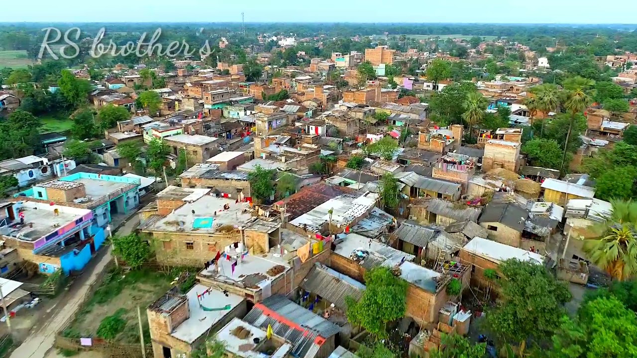 Madhubani City drone footage