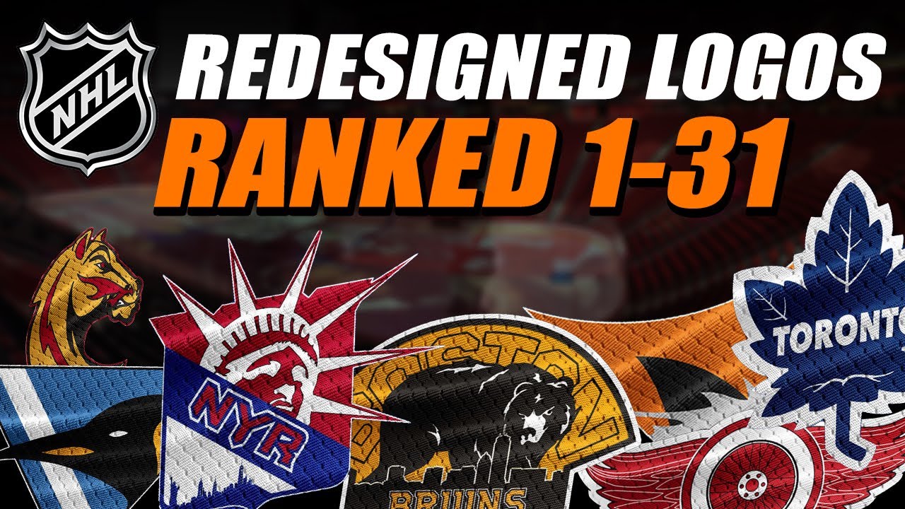 NHL Redesigned Logos Ranked 1-31! (designs by Wyatt)