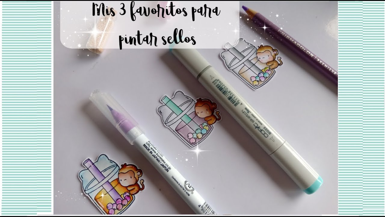 💜 MIS FAVORITOS PARA PINTAR SELLOS 😍😍