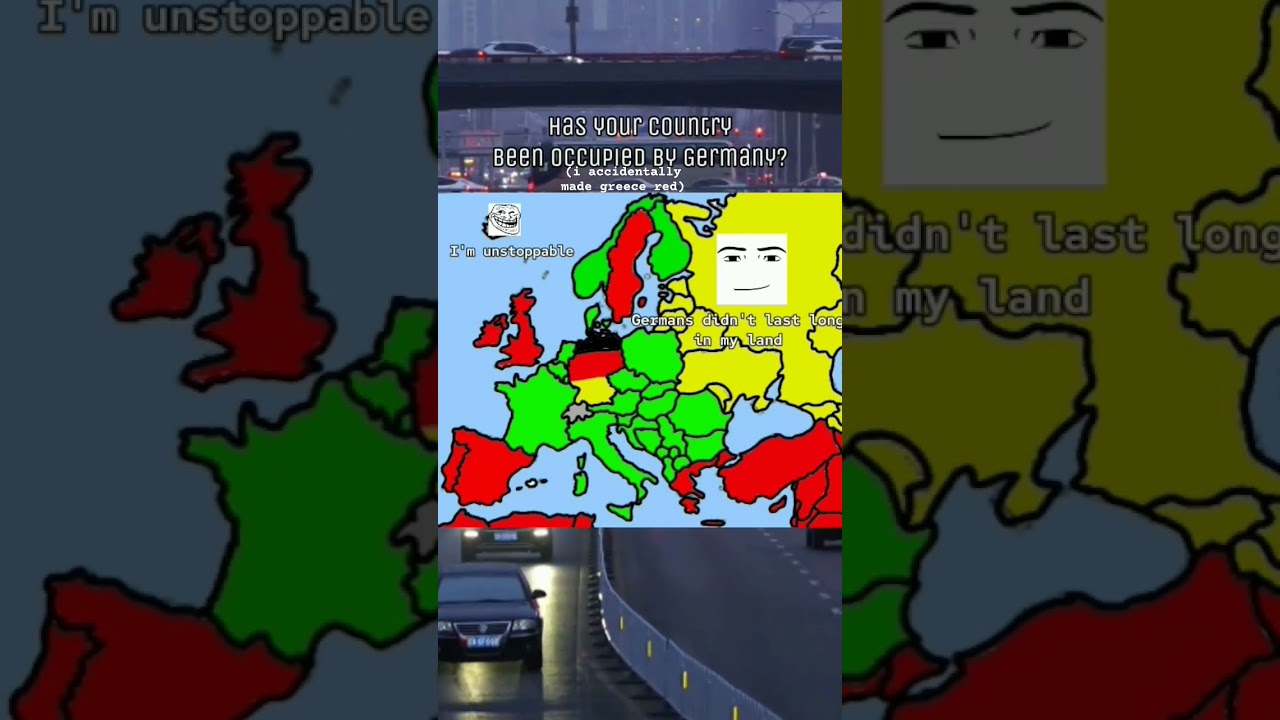 Germany occupying Europe is wild 💀🙏 || #shortvideo #map #mapping #mappingcontent