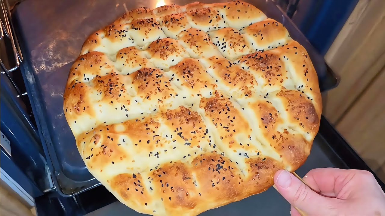 👉Bu pideler fırın bile açtırır 👌Evde orijinal ramazan pidesi #trending #bread 