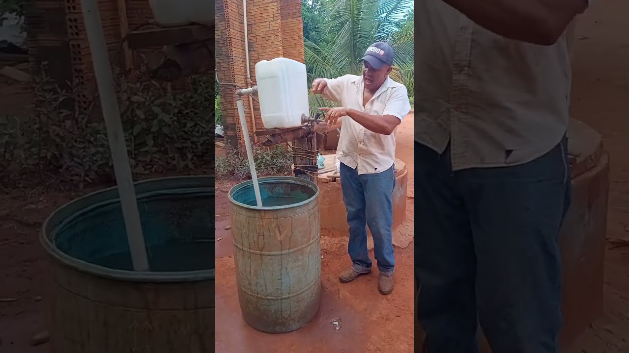Gambiarra pra puxar água sem uso de bomba, será que vai dar certo? 