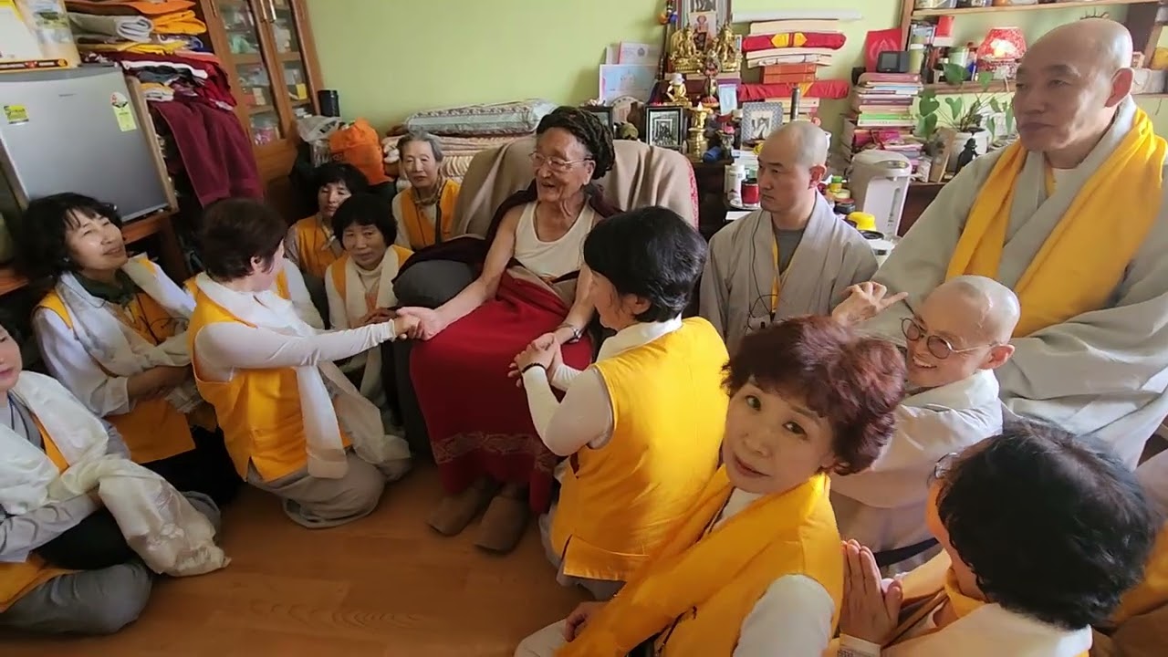 보리원 람림학당 혜능스님 - 따시종에서. 아추장로스님을. 친견하며. 26년 3월 8일 