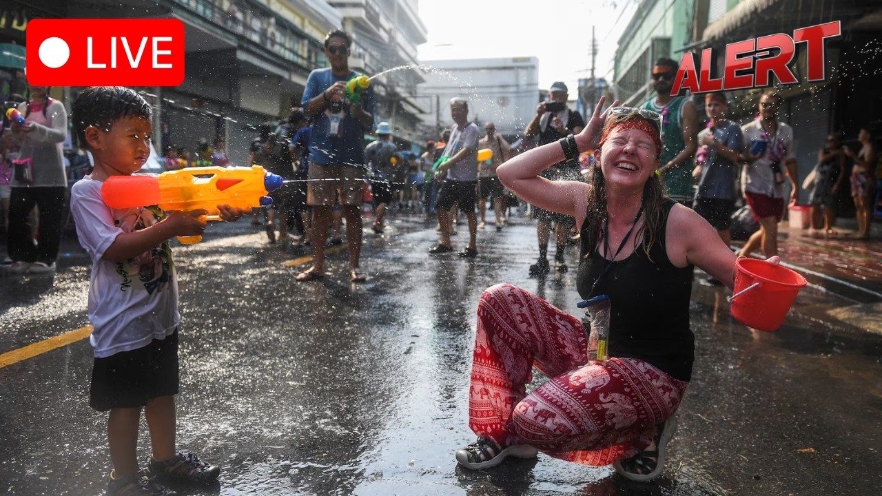 Watch LIVE: Bangkok Erupts In Water Fights As Thailand Celebrates Songkran Festival