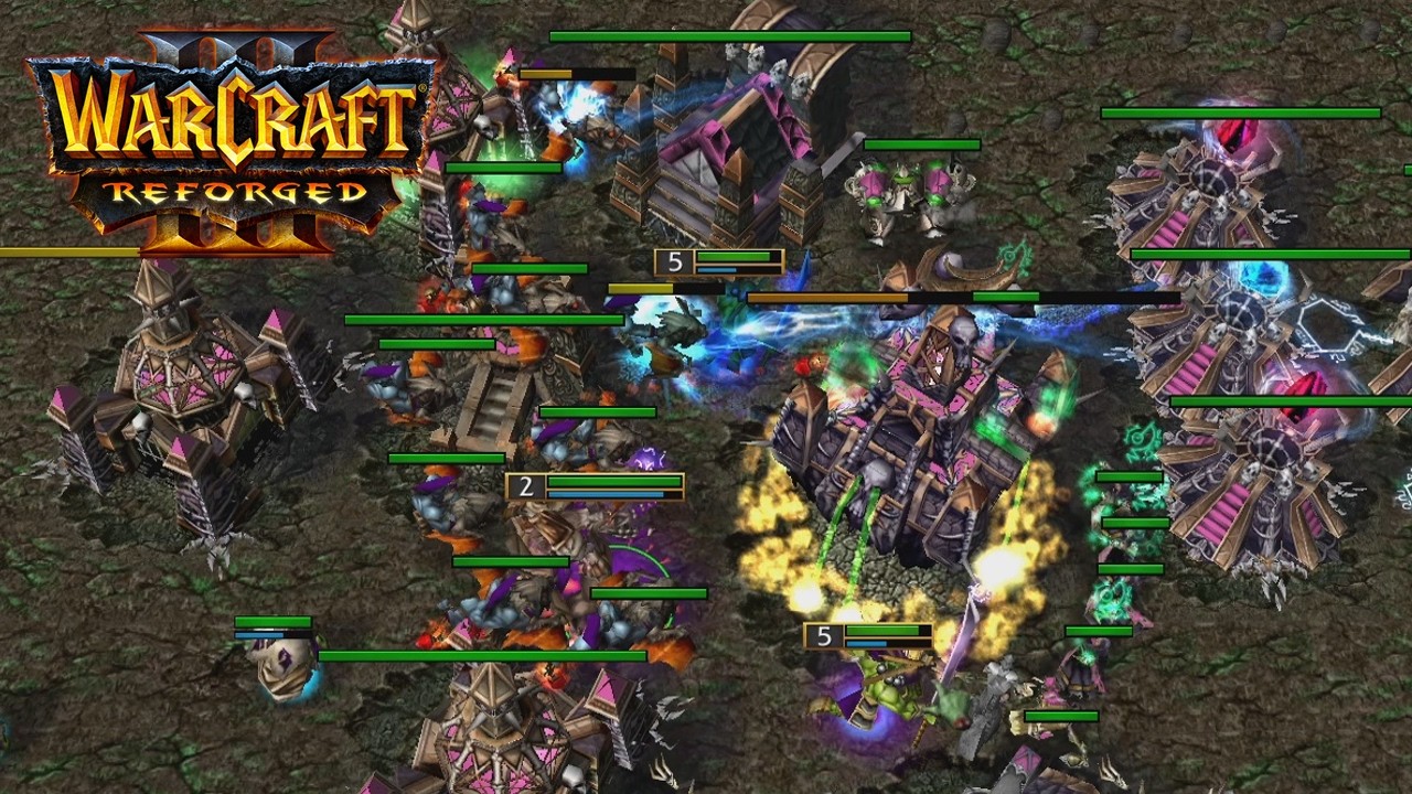 Blademaster & Mass Batrider - WC 3 Orc 4v4 Random Team Game [German] Warcraft 3 Reforged