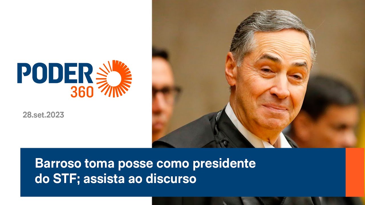 Barroso toma posse como presidente do STF; assista ao discurso