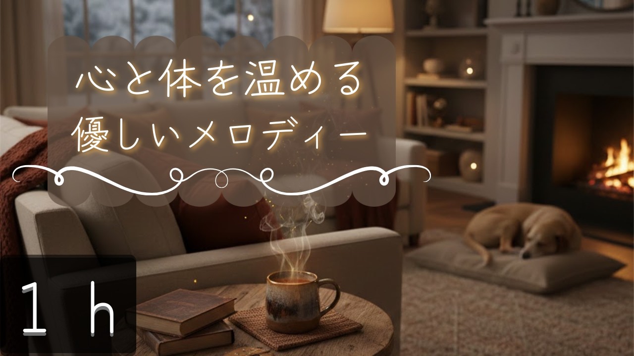 【睡眠】心も体もポカポカと温まる | 優しく包むリズムとメロディー | 素敵な夢をあなたへ | ヒーリングミュージック