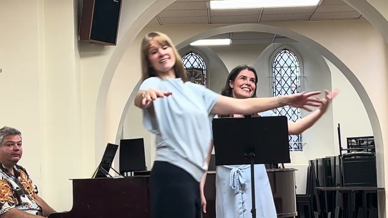 Bailey Concert Singers' Symposium, 19th September 2024. Sopranos working with Joanne Lunn.