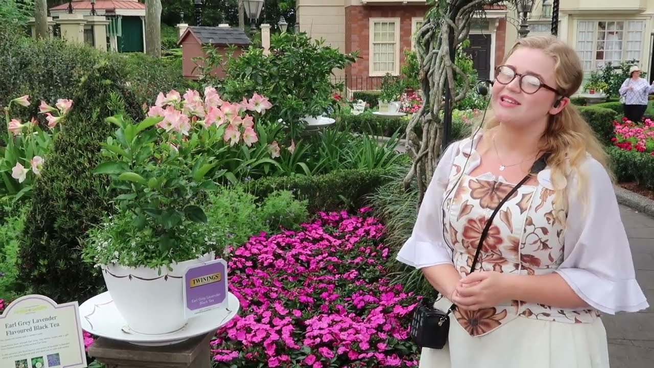 Tea Tour on a Busy Day at Epcot