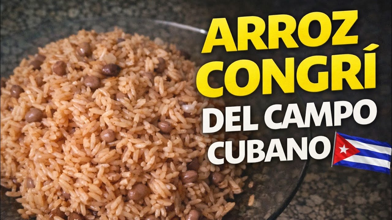 🫕 Arroz congrí del campo cubana 😋