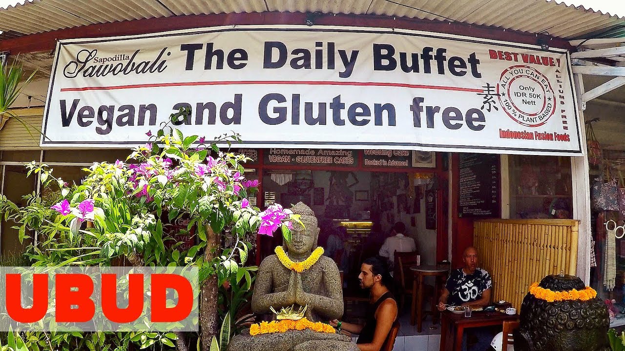 Веган буфет в Убуде\Daily vegan buffet Sawobali