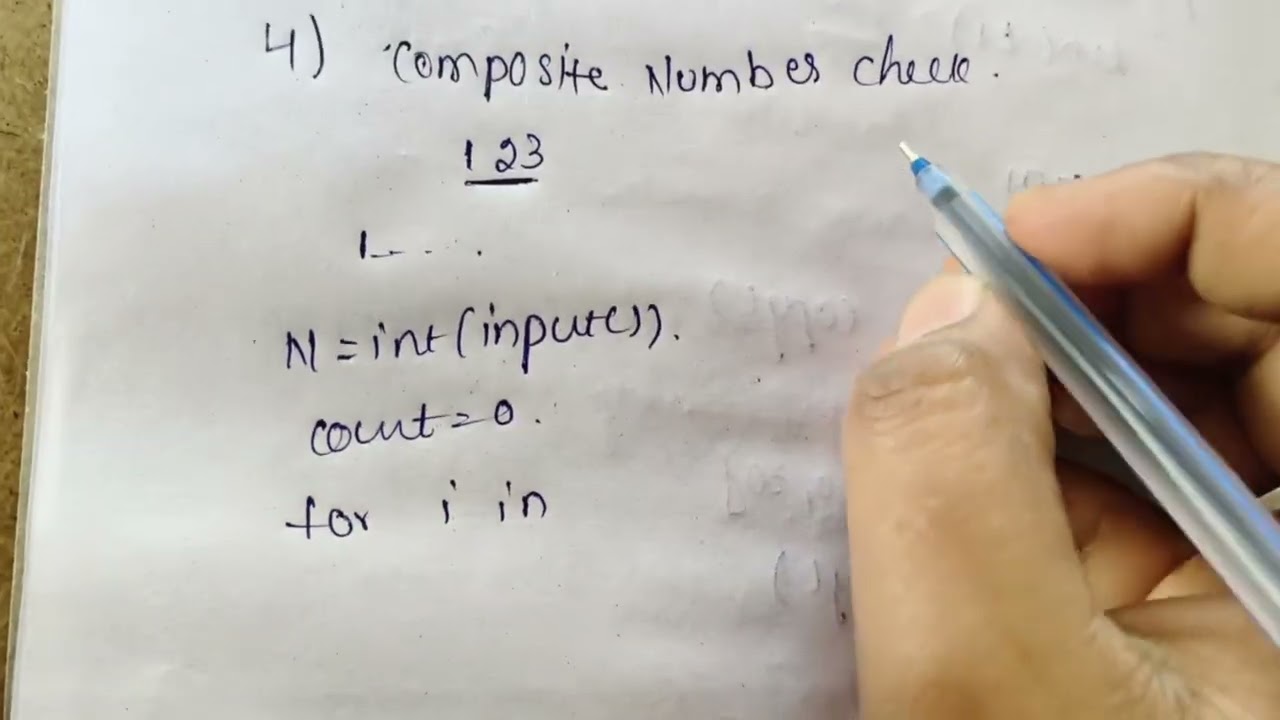 Composite number check in python 