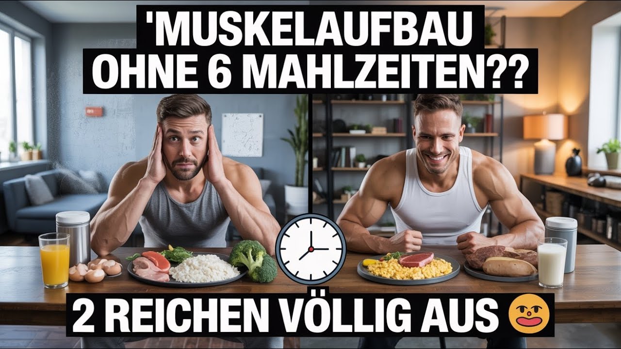 Muskeln aufbauen mit nur 2 Mahlzeiten? So geht's!
