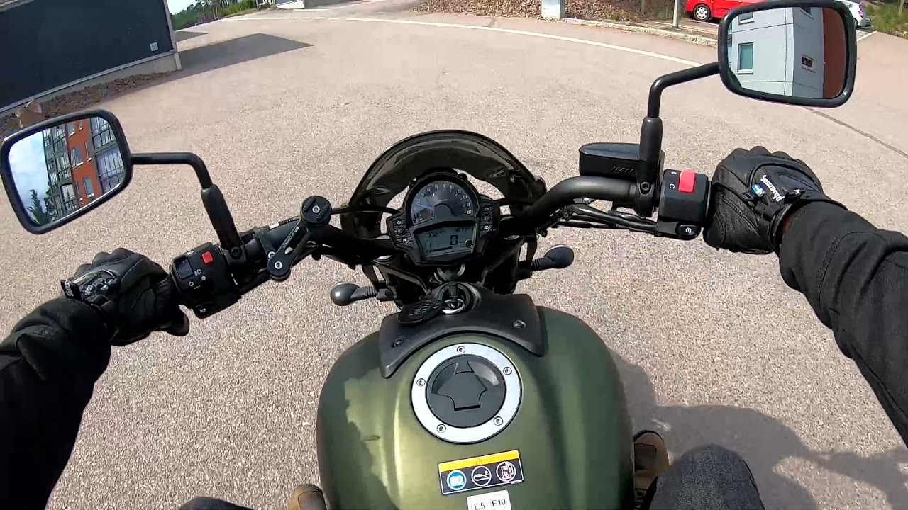 Kawasaki Vulcan S 650 Karlstad to Hammarö POV motorcycle