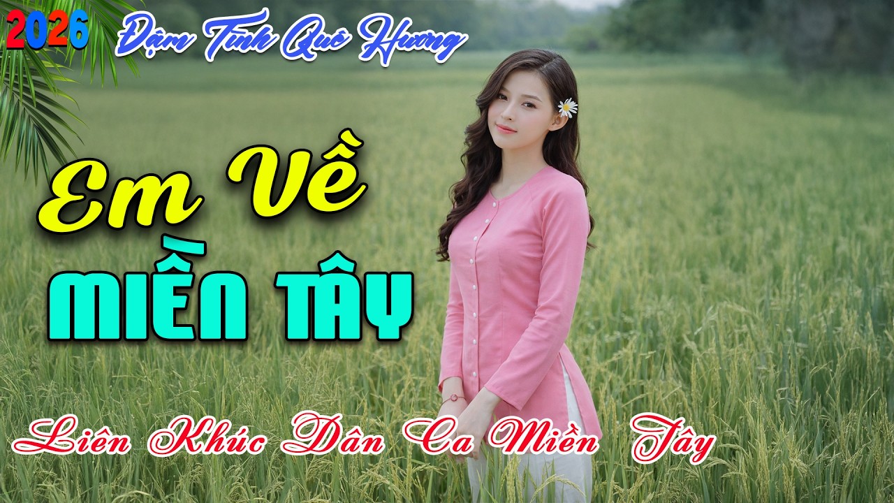 LK Dân Ca Miền Tây HAY NHẤT HIỆN NAY - Em Về Miền Tây - Lk Nhạc Trữ Tình Quê Hương Ngọt Ngào