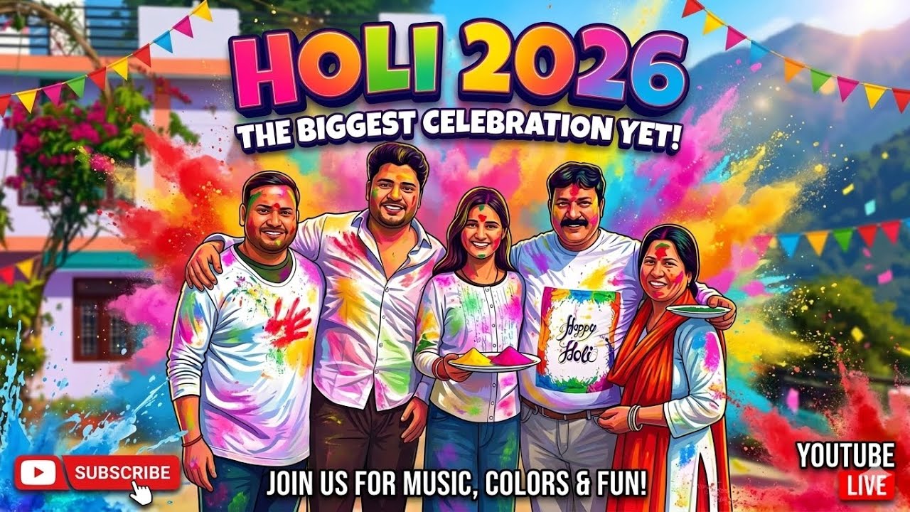 ￼ Shaadi Ke baad mayke Main pehli Holi#holi #colors #famlyvlogs 