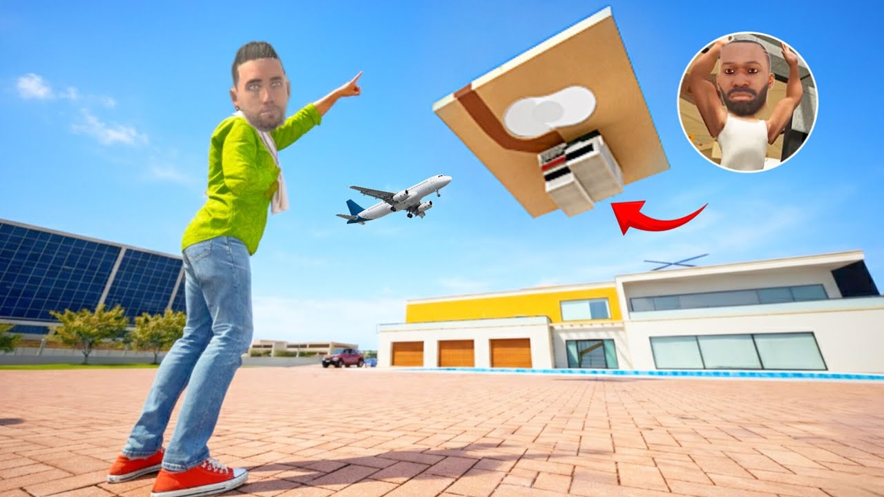 😱Franklin Stuck In Flipped House Upside Jack House 💥In Indian Theft Auto 