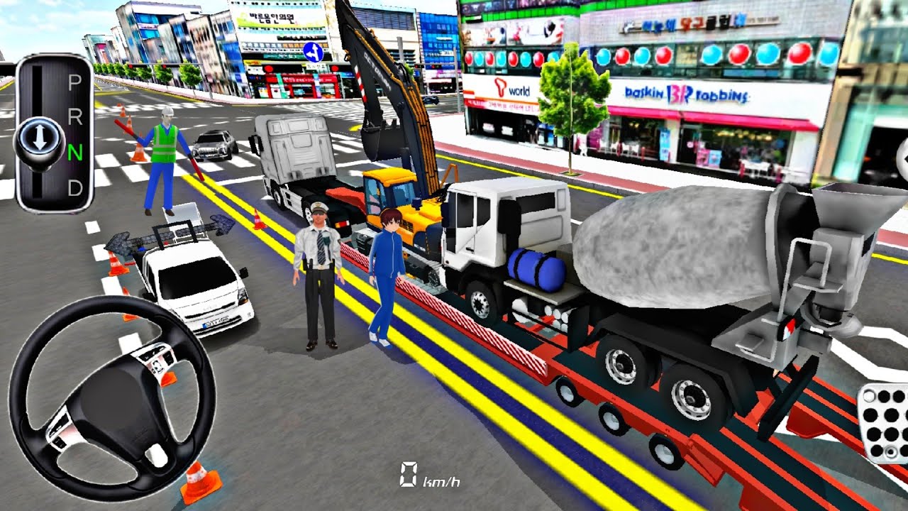 “🚗New Hyundai Xcient Truck Parking Challenges! 😳🚚| Transport to Repair | 3D Driving Class🔥