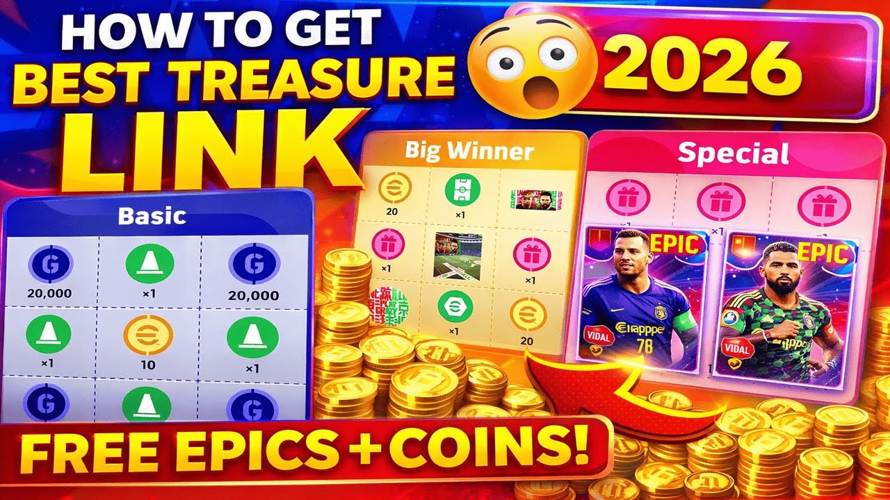 HOW TO GET BEST TREASURE LINK in eFootball 2026 😱 | SECRET Tricks EXPOSED!